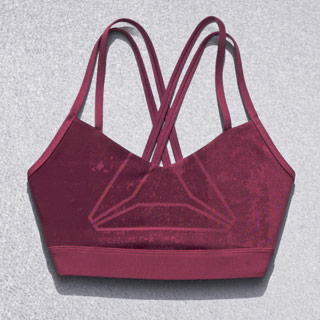 Hero Strappy Bra - Placed Print